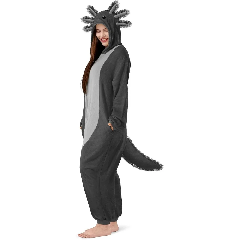 Spooktacular Creations Halloween Axolotl Costume Adult Medium Gray 21458 NEW